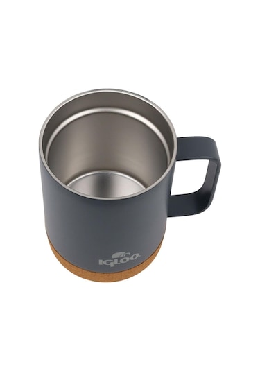 Çelik Mug Termos - Igloo - Cork - 350ml - Füme - 205696 Diğer