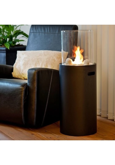 Starfire Torch Bioethanol Taşınabilir Şömine Siyah