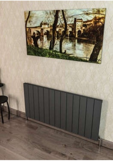 Warma Drama Yatay Alüminyum Radyatör 1230x600 Pütürlü Beyaz Ral 9016