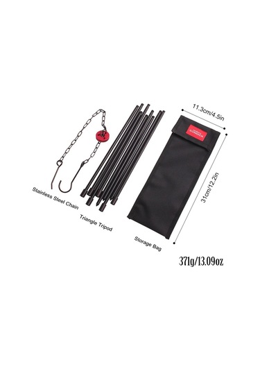 Jokmae Üçgen Destekli Portatif Kamp Tripodu Çok Renkli