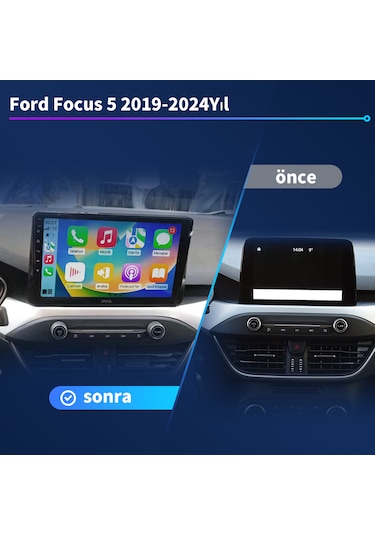 Ford Focus 5 2019-2024yıl 4gb Ram 64gb Rom Carplay Navigasyon