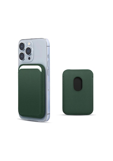 Forzacase İphonelar İle Uyumlu Magsafe Deri Cüzdan Kartlık Fc098