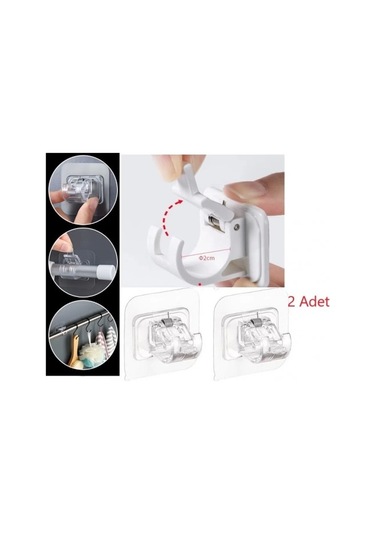 Yaylı Boru Ve Kablo Düzenleyici Halka Kendinden Yapışkanlı 2 Li Diger