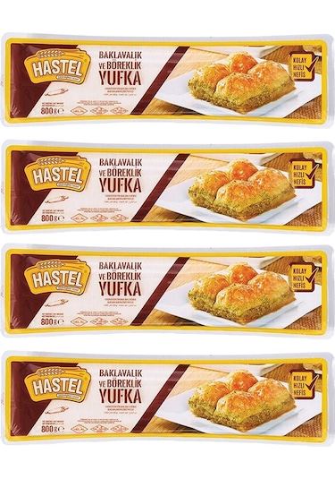 Hastel Baklavalık Yufka 4 x 800 G