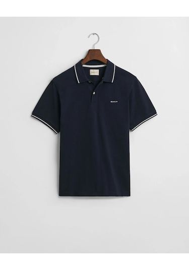 Gant Erkek Pike Polo T-shirt Regular Fit Lacivert