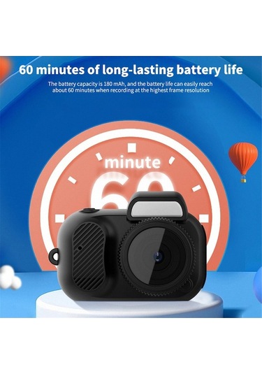 Bosphorusboutique Y3000 Dijital Video Kamera 0.96 İnç Ekran Mini 1080p Hd Kamera Açık Hava Sporlar Vb