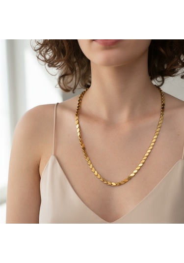 Bold Chain Kolye Çok Renkli