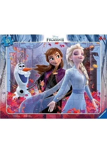 Ravensburger 35 Parça Büyük Çerçeveli Puzzle Walt Disney Frozen 0