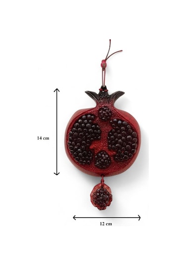Nar Duvar Süsü El Yapımı Hediyelik Nar Süs Anlamlı Ev Hediyesi Dekoratif Duvar Aksesuarı