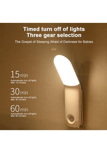 Springsun Led Işık: 270 Döner, 3 Renk Tonu, 10 Parlaklık Seviyesi, 15-30-60 Dakika Zamanlayıcı, Uzaktan Kumanda, Manyetik/iğne/stant Montaj, 1800mah Pil - Ev, Mutfak, Dolap İçin Beyaz