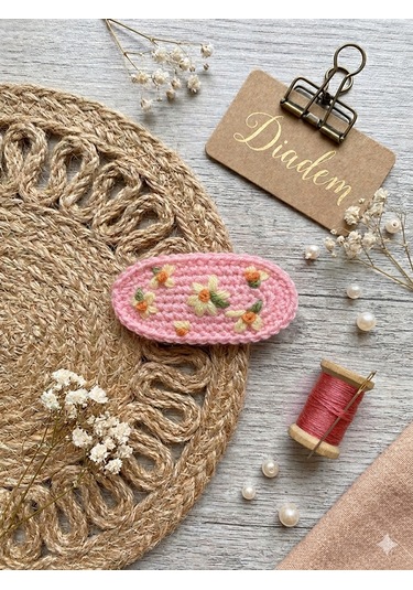 Diadem Aksesuar Çiçek Bahçesi Diadem Pembe