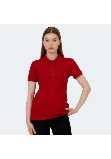 Slazenger VERA I Kadın Polo Yaka Kırmızı Tişört