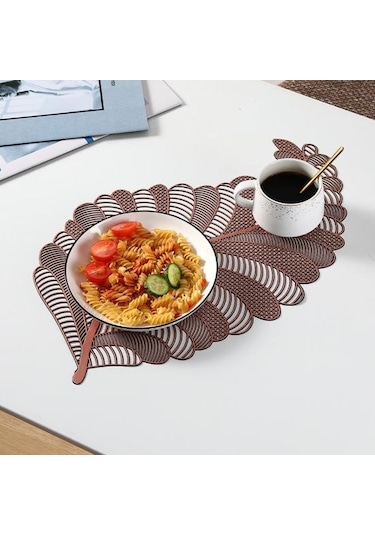 Gümüş Masa Servis Altlığı Yalıtımı Kaymaz Pvc Leke Tutmaz Masa Paspasları Gümüş