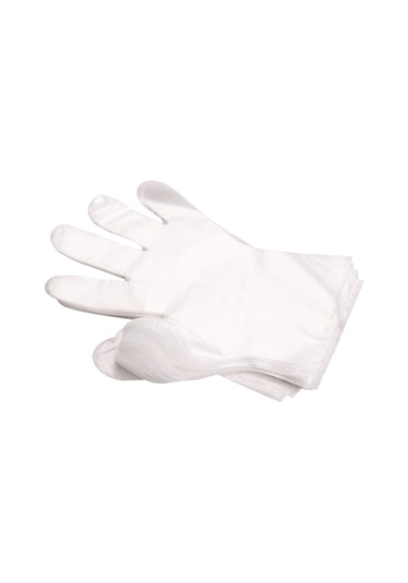 Sones 100 Adet Tek Kullanımlık Pvc Muayene Eldiveni Ev Tipi Şeffaf Dokunabilir Koruyucu Eldiven, Beden: S