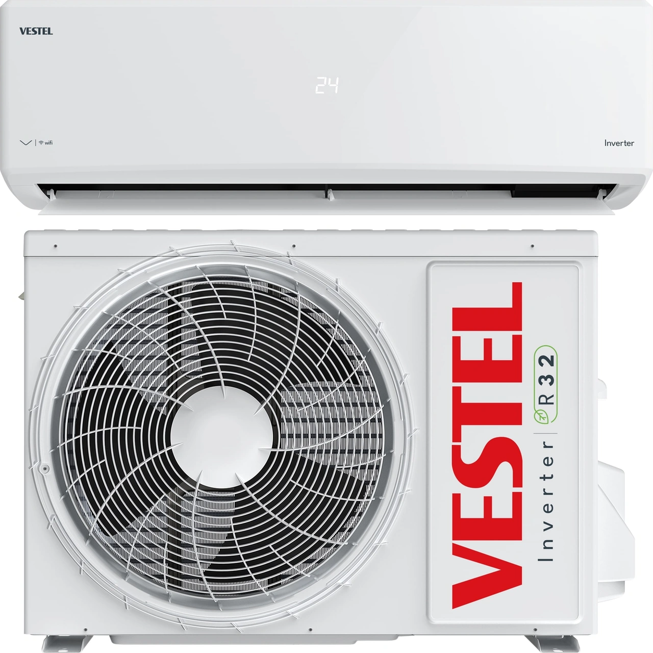 Vestel Flora Doğa Inverter 096 A++ 9000 BTU WIFI Duvar Tipi Klima