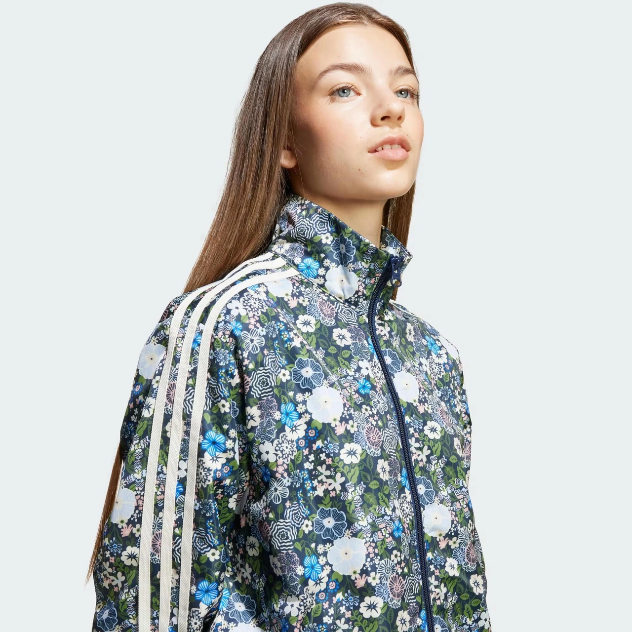 Adidas Originals X Liberty London Firebird Çocuk Sweatshirt C-adıjv7823c40a00 Mavi