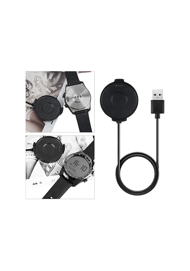 Suntek Ticwatch Pro Akıllı Saat Şarj Kablosu Için 3.3ft Usb Şarj Cihazı