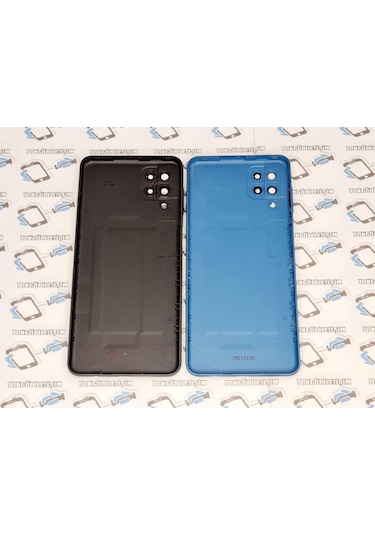 Samsung Uyumlu Galaxy A12 Kasa Arka Pil Batarya Kapağı (Yan Tuşlar)