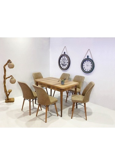6 Kişilik Açılır Masa Sandalye Takımı Mutfak Masası Takımı Salon Masası Yemek Masası Masa Takımı Cappuccino 6 Kişilik Açılır Masa Sandalye Takımı Mutfak Masası Takımı Salon Masası Yemek Masası Masa Takımı Cappuccino
