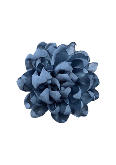 Homyl Kadınlar Için Çiçek Broş Rozeti Büyük Dans Ziyafeti Koyu Mavi