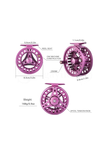 Mavi Sougayılang Balıkçılık Makaraları 2 + 1bb Alüminyum Cnc Tam Metal Makara Açık Sinek Olta Takımı Aracı