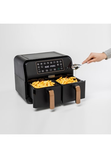 Kenwood HFP70.000BK Dual Air Fryer BK Copper