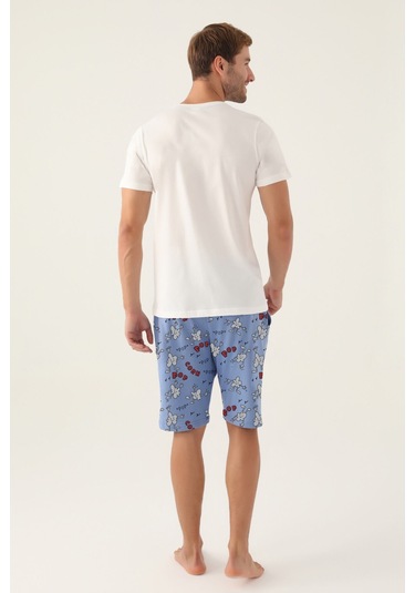 Rolypoly Pop Krem Erkek Bermuda Takım 5274-43018 Krem