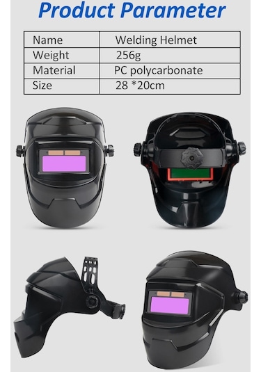 Hallow Kararan Kaynak Maskesi Siyah