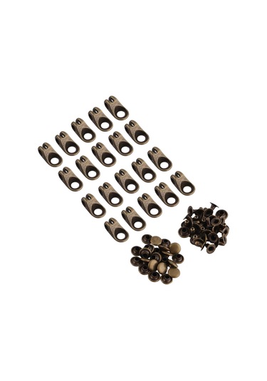 Padalink 20 Adet Kayağaç Ayakabısı İpi Kanca, Alaşım Malzeme, Dayanıklı, Dışarı Ayakkabısı Ve Çanta Askı Bağlantısı İçin, Kiremit Rengi, Dıy El Sanatları Aksesuarı