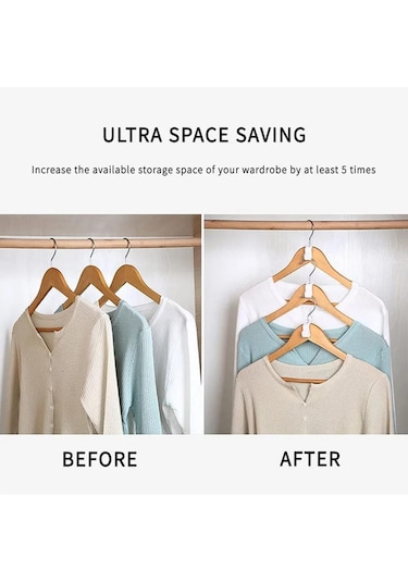 Beyaz 50 Adet Elbise Askısı Genişletici Klipler Uzay Tasarrufu Konektörü Kanca Basamaklı Askılar Kanca Ev Dolap Depolama Raf Organizasyonu 10 Beyaz