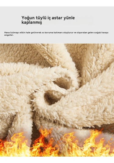 Sonbahar Ve Kış İçin Erkek Kapüşonlu Sweatshirt Haki