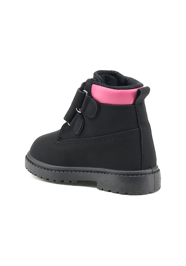 Kinetix Wallgof 1 Pr Çocuk Siyah-Fuşya (21-25) Bot Siyah