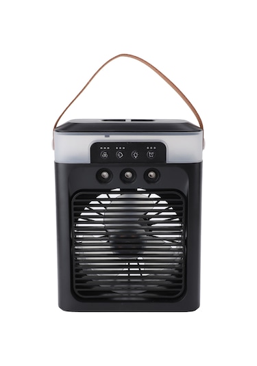 Mufunye Usb Usb Soğutma Buhar Fani, 3 Ağızlı Sprey, Aromaterapi Fonksiyonu, 400ml Su Deposu, Ofis Ve Ev İçin Siyah