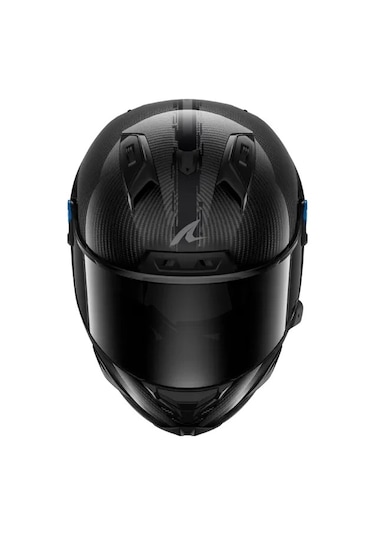 +1 Siyah Vizör + Shark Aeron-GP Full Carbon Fım Racing Kask Siyah