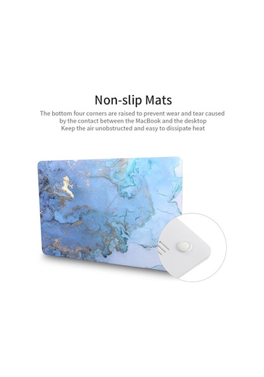 Yunboo Ultra İnce Macbook Uyumlu Pro 13'' Kılıfı - Çizilmelere Karşı Koruma Ve Şık Tasarım Kapaklı Kılıf Kapaklı Kılıf