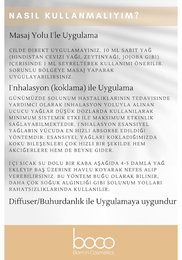 Boco Born In Cosmetics Itır + Lavanta Saf Aromaterapi Uçucu Yağı 2 x 10 ML