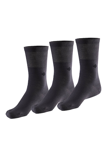 Bonny Silver Koku Yapmayan Soket Gümüş Çorap 3'lü Paket Füme