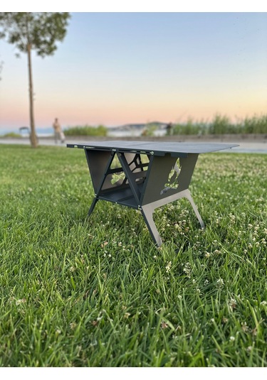 Portatif Katlanır Kamp Masası, Piknik, Plaj, Outdoor Çelik Kamp M