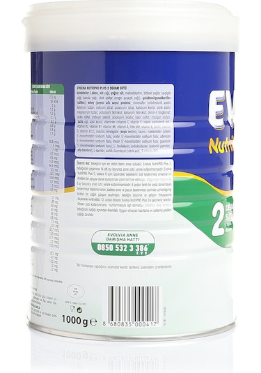 Evolvia Nutripro Plus 2 Devam Sütü 6+ Ay 1000 G