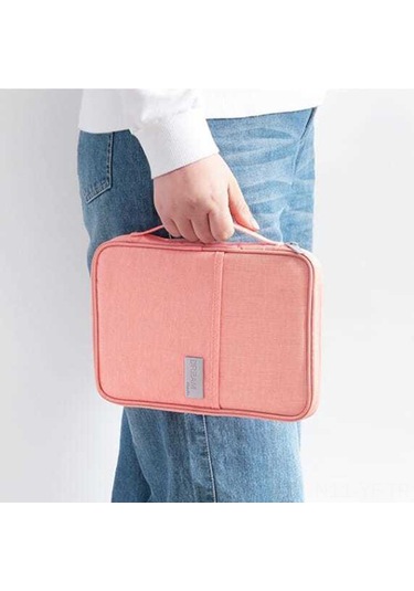 Yifomall Siyah Küçük Seyahat Pasaport Çantası - Oxford Kumaş Su Geçirmez, Çok Fonksiyonlu Kimlik Kartı Ve Para Saklama Çantası