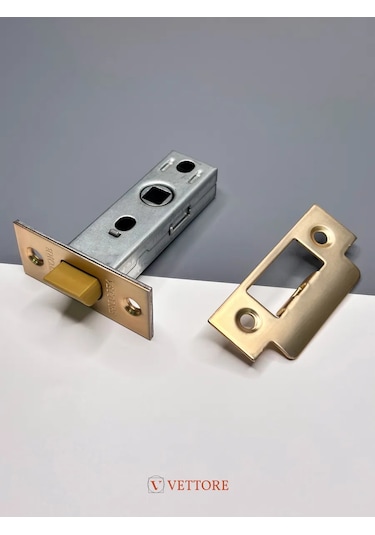 Vettore Kapı Mandalı İç Mekan Plastik Dil Altın 227113904