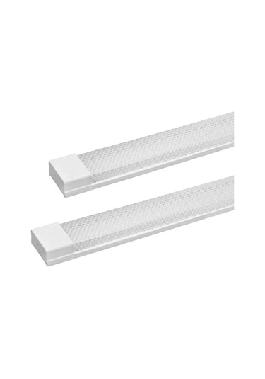 Zmr 80w 120 Cm Kristal Beyaz Led Bant Armatür 6500k 2li Paket