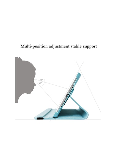 Samsung Galaxy Tab Uyumlu A9 Plus Sm-x210/x215 11" Kılıf 360 Ayarlanabilir Standlı Pu Deri Tablet Kılıf