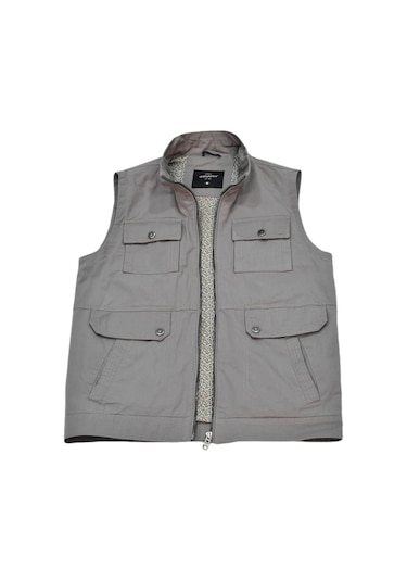 Erkek Spor Avcı Yelek 4492 Bgl-st04730 Gri