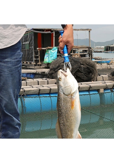 Dolıty Balık Tutucu Klips Paslanmaz Çelik Balıkçılık Mavi