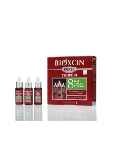 Bioxcin Forte Saç Dökülmelerine Karşı Besleyici Saç Serumu 3 x 30 ML