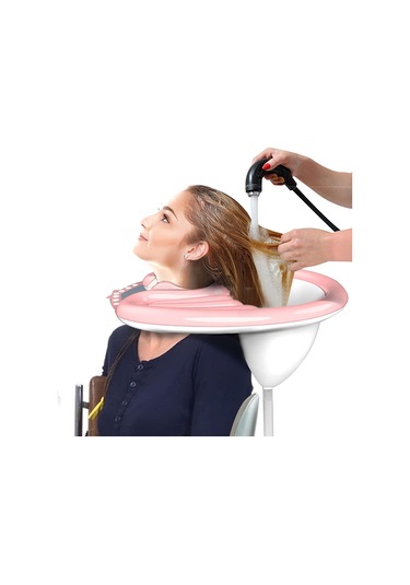 Joints Portatif Taşınabilir Hasta Hamile Saç Yıkama Havuzu Pembe