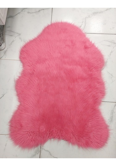 Giz Home Uzun Tüylü Post Halı 70x105 -pembe Pembe