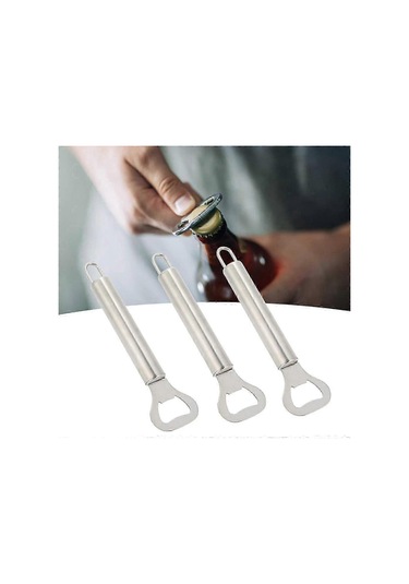 8 Adet Mini Taşınabilir Manuel Açacaklar Paslanmaz Çelik Bira Şişe Açacağı Mutfak Aksesuarları Diğer