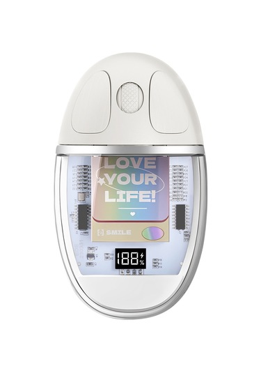 Cbtx Benwıs OT-CMS-WH Kristal 2.4 GHZ Kablosuz Bluetooth Mouse